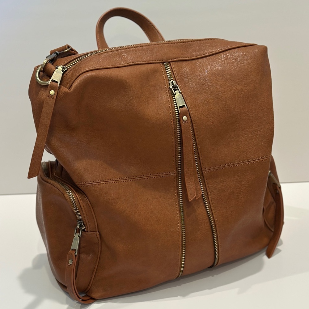 Cute backpack (Cognac Brown, perfect condition)